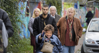 Martina Haag, Sven Wollter, William Spetz, Marianne Mörck och Tomas von Brömssen i filmen Dag för dag