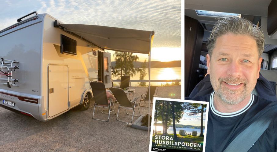 Radioprofilen Peter Sandholt leder Stora husbilspodden.