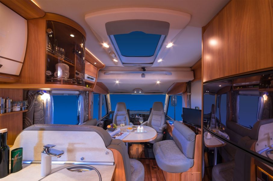 Ny inredning i Hymer B-klass 2014
