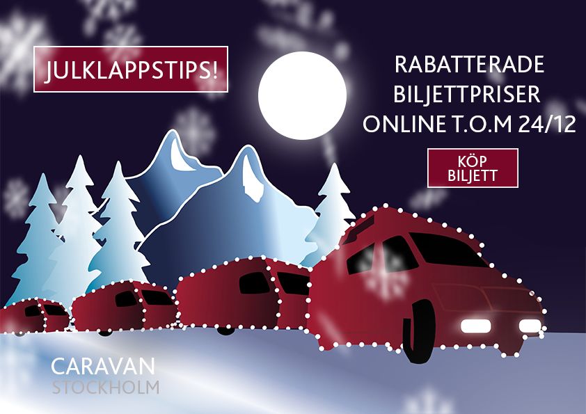 Caravan julerbjudande snow