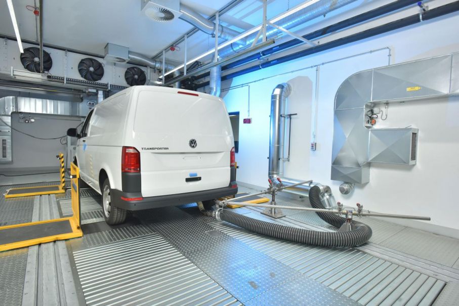 Testcentret ligger i Hannover där även Volkswagens transportbilars huvudkontor ligger.