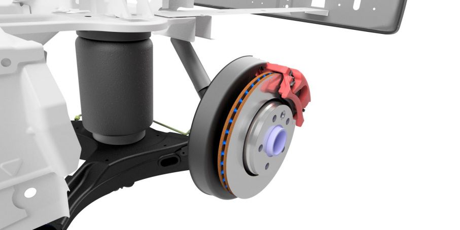 Comfort air suspension vwt6 rear axle