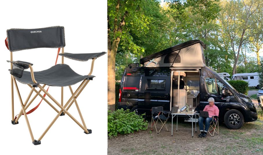 Campingstolen från Decathlon kostar 279 kronor.