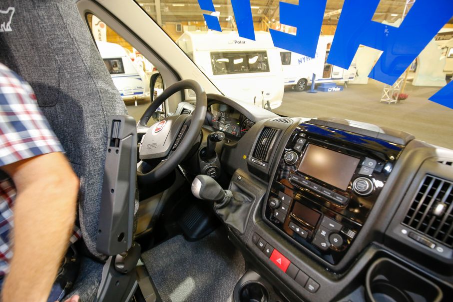 Grizzly är som de flesta husbilar baserade på Fiat Ducato.