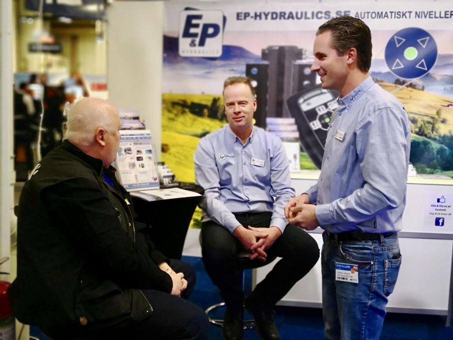 Hydrauliska stödben är en trend som kommer mer och mer. Den som en gång haft dem vill inte vara utan. E&P Hydraulics är en av utställarna som berättar mer om detta.