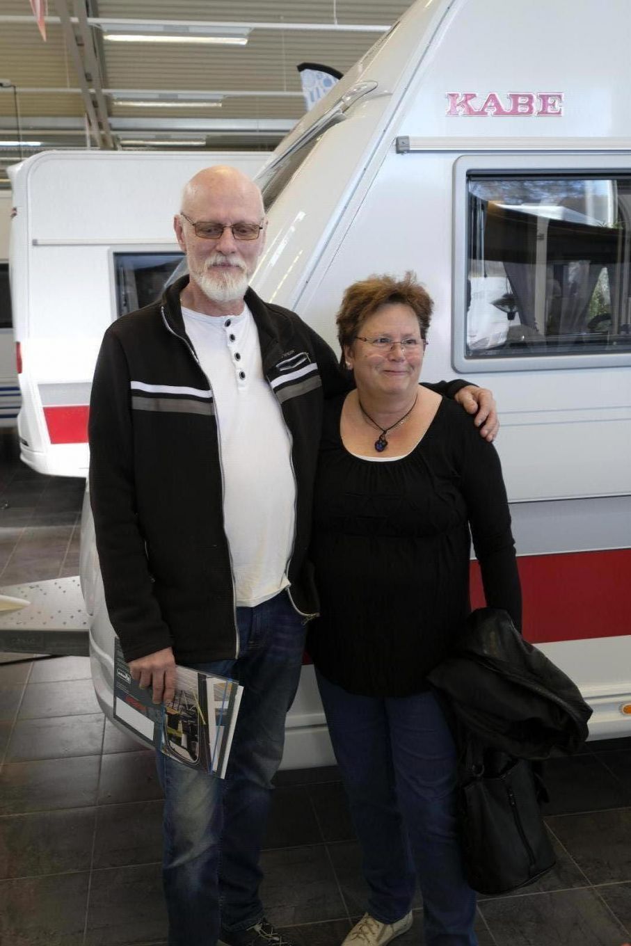 Mia och Poa Nordström är inne på sin tredje husvagn. De har köpt samtliga hos Kurts och har alltid varit nöjda