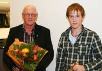 Tore Johnsson och sonen Robin fick en minnesvärd dag i Stockholm.