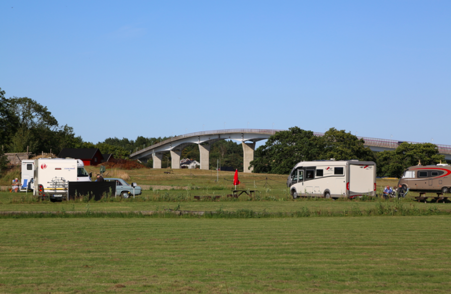 Brofästet Senoren, Årets ställplats 2012, ligger intill Möcklösundsbron på vägen mot Sturkö i Blekinge.