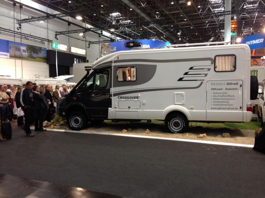 Hymer visar modellen ML-T med fyrhjulsdrift och terränganpassad.