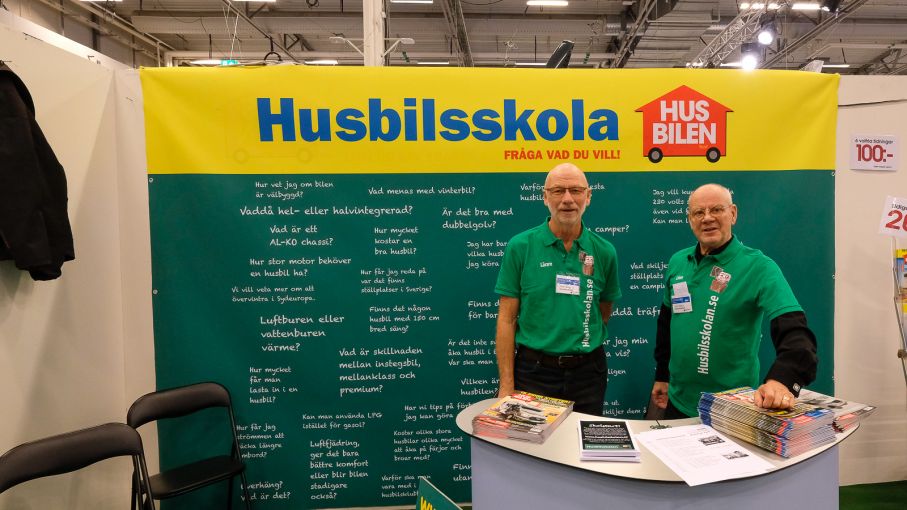 Husbilsskolan ska svara på frågor och även demonstrera nya hälsosamma sätt att hälsa.